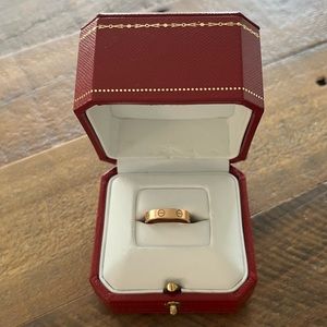 Cartier Rose Gold Wedding Band